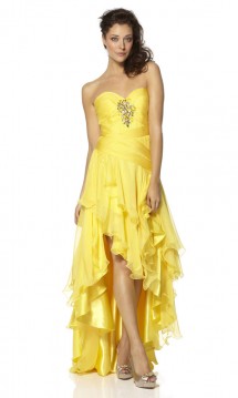 Stunning full length prom dress in chiffon. Prom Dress