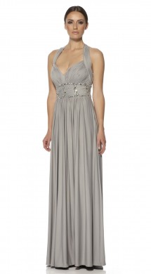 Elegant evening dress in jersey. Evening Dress