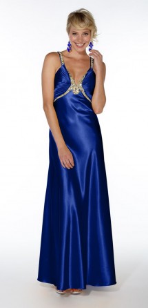 Backless satin evening/prom dress Evening Dress