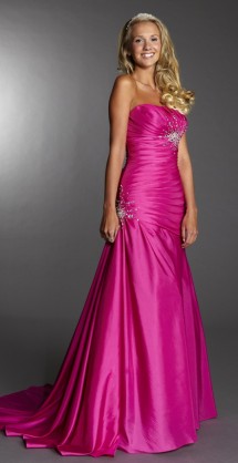 Taffeta fishtail prom dress Prom Dress