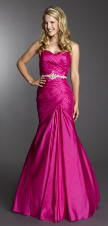 Taffeta fishtail prom dress Prom Dress