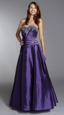 Taffeta A line prom dress Prom Dress