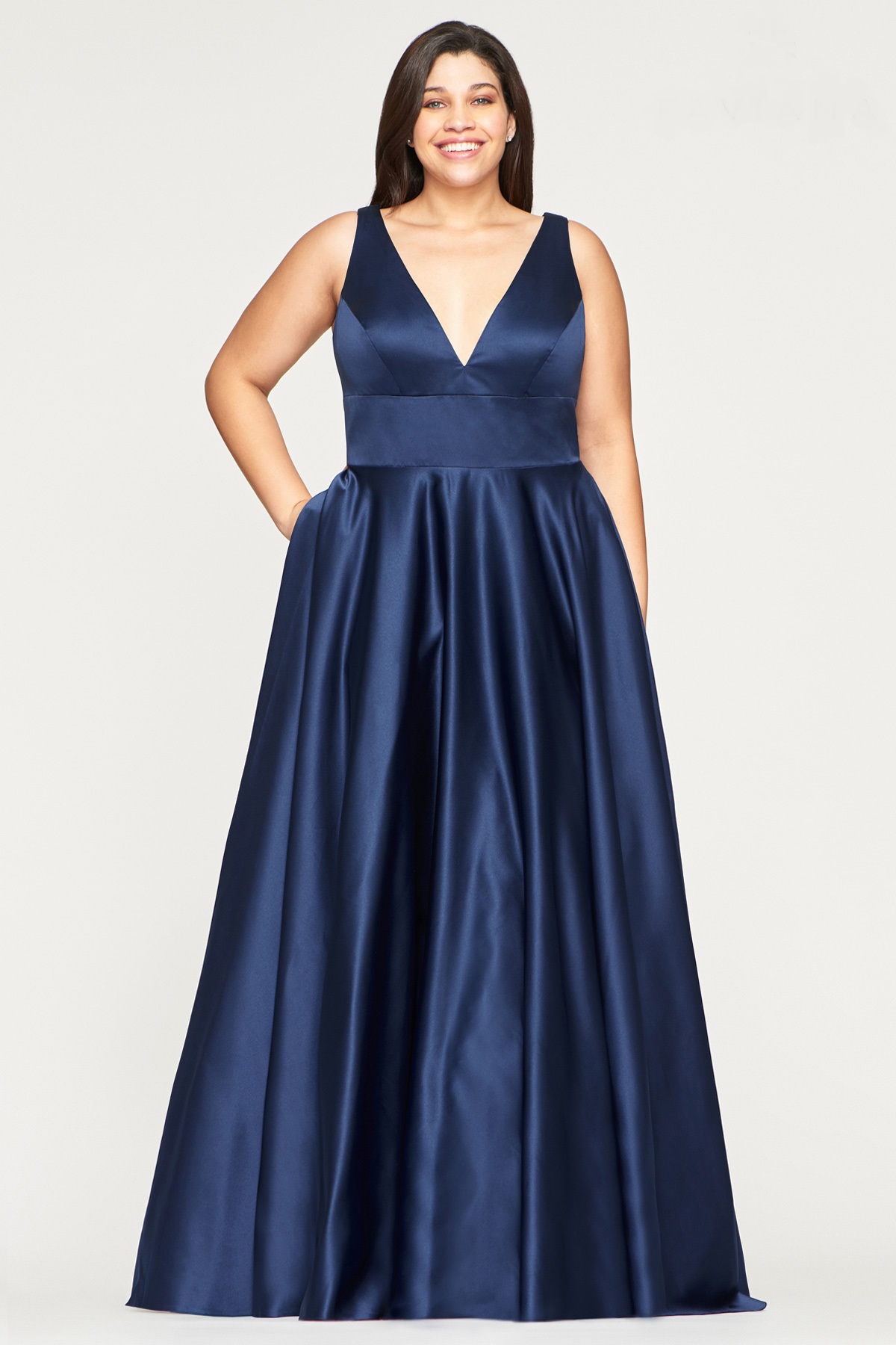 Plus Size Satin Prom Dressball Gown At Ball Gown Heaven 