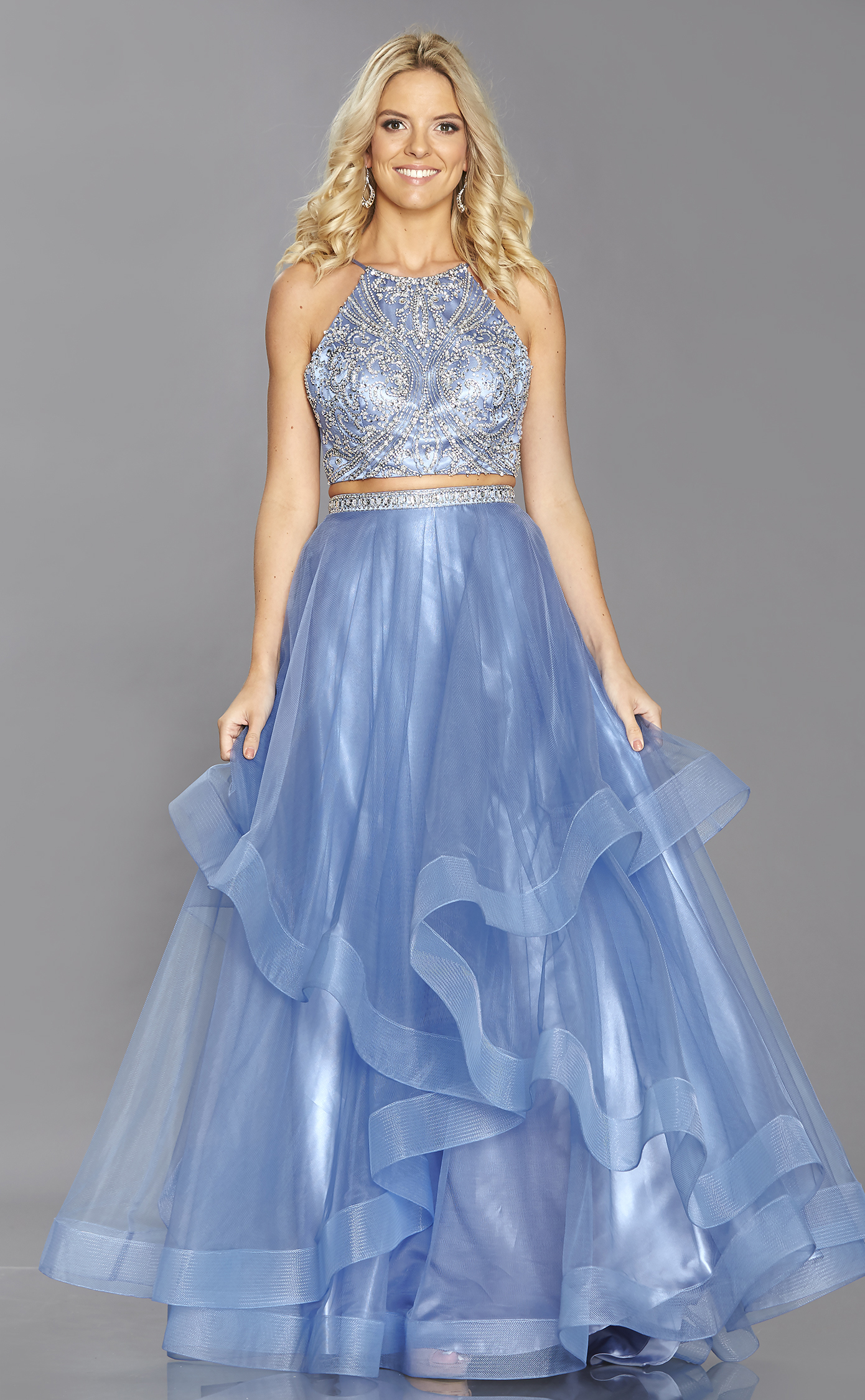 Amazing Layered Tulle Ball Gown Prom Dresses 2019 Bright 